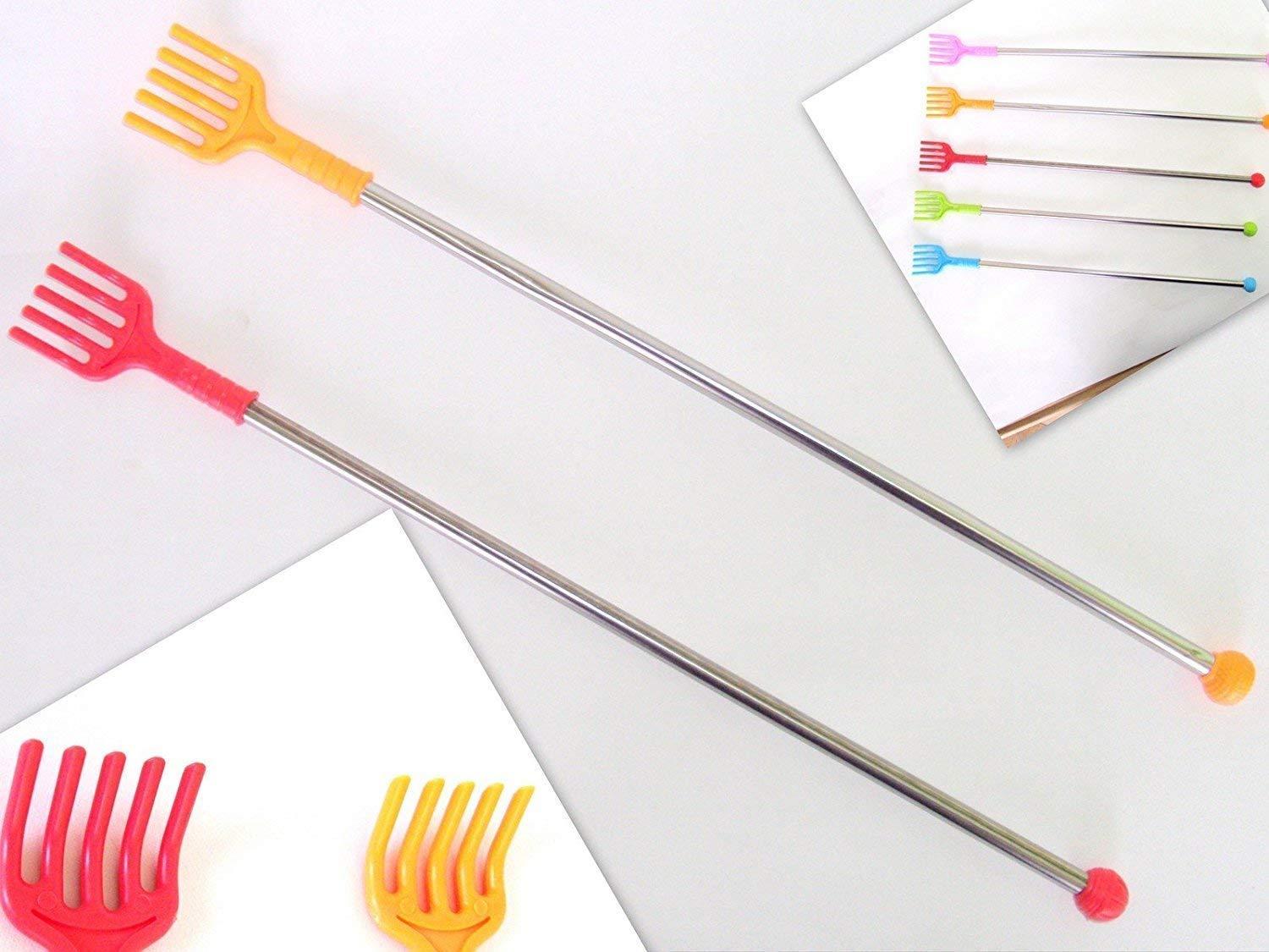 PRIMEFAIR PRIMEFAIR Itching Hand Stick Khujli Stick Back Itching Stick Long Khujali Back Scratcher Manual Massager Men, Women and Kids (2)