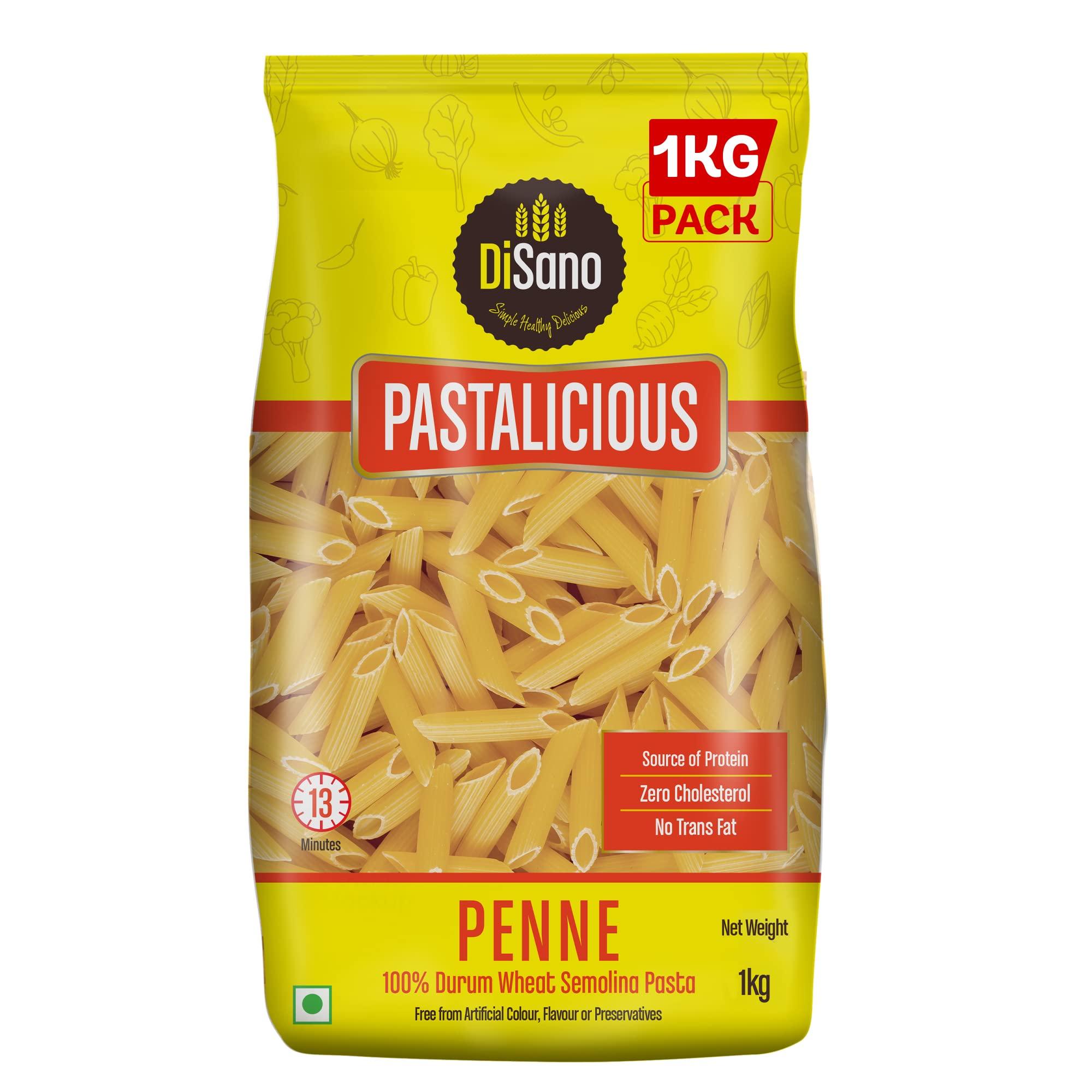 DISANO DiSano Pastalicious 100% Durum Wheat Penne Pasta, 1kg & DiSano Pure Honey 500 g (pack of 1)