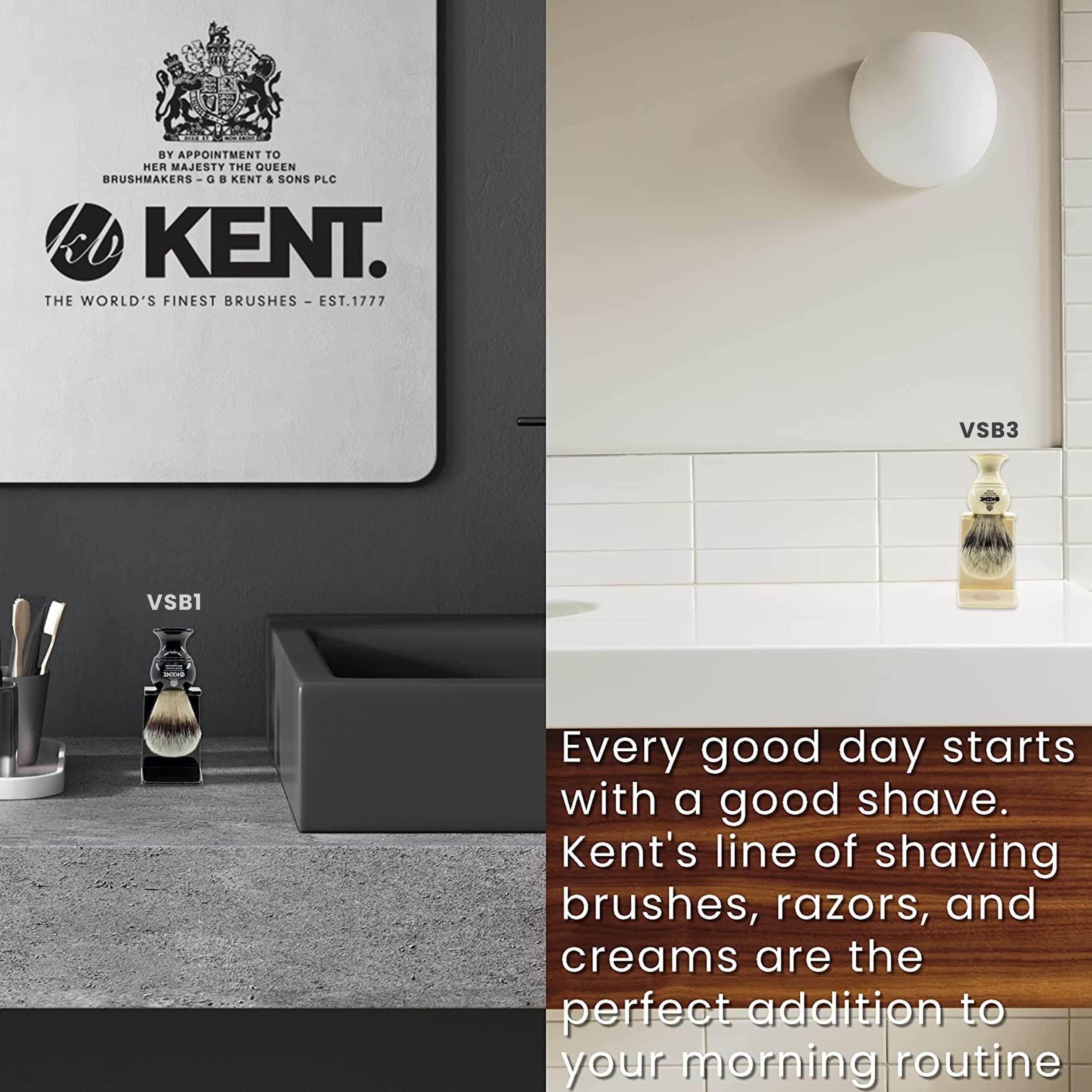 KENT KENT VSB5 Mock Ivory Shaving Brush Stand