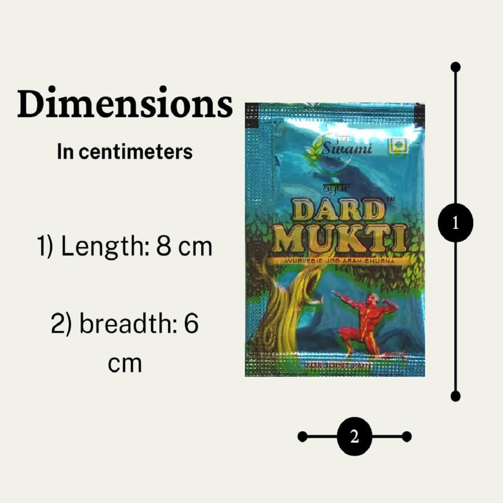 Generic Jd Swami Ayurveda Dard Mukti Powder blue Pk = 70 Pc