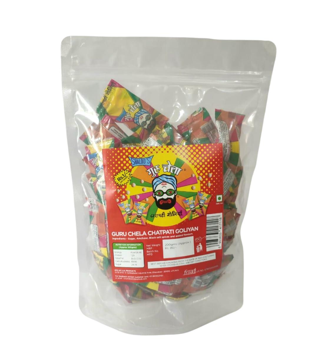 Generic Guru Chela Chatpati Goliyan Pack Of 2 (80X2) - Pepper, 200 G