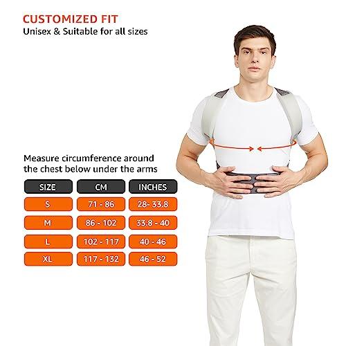 Amazon Basics Amazon Basics Posture Corrector Back Support | Large Size | Material Foam | Ergonomic Design | For Back Pain, Back Straight And Shoulder Support
