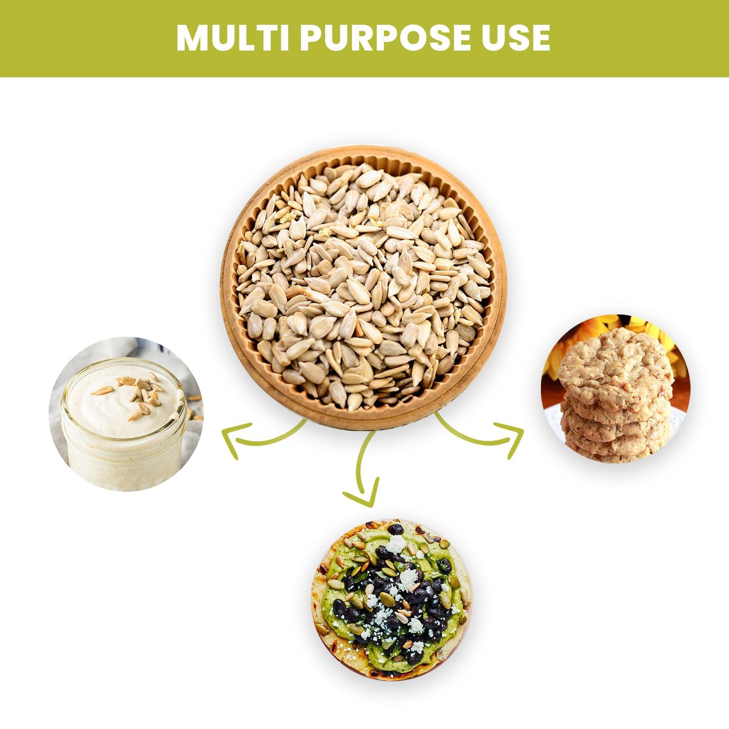 JEWEL FARMER JEWEL FARMER Sunflower Seeds, Raw Superfood Pack, Rich in Protein, Fiber & Vitamin E Rich Nutritious Snack with 100% Natural Taste (200g)