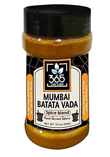 365 STORE TO DOOR 365 STORE TO DOOR Indian Spice - Mumbai Batata Vada Masala, 100 gm | Homemade Powdered | for Healthy Cooking | Ready to use | All Seasonings Spices | Pure & Hygiene | Mumbai Special Taste | Spice Mix