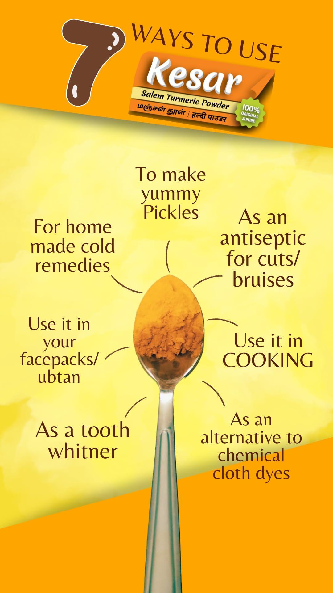 Kesar Kesar Salem Turmeric Powder - 250g