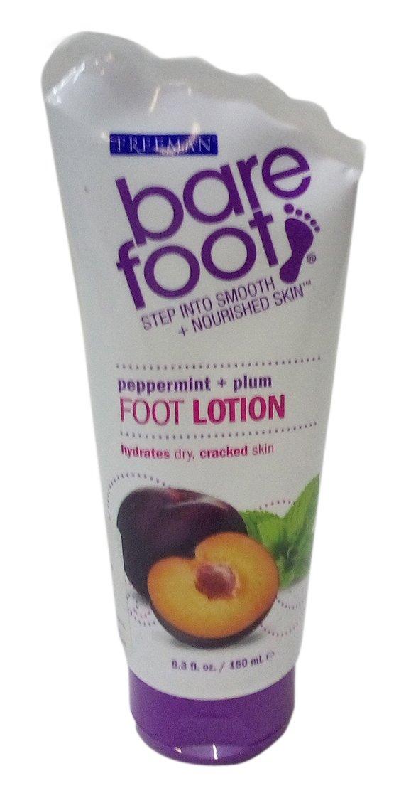 Freeman Freeman Barefoot Foot Lotion - Peppermint + Plum, 150ml Tube
