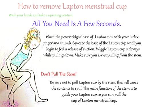 LAPTON Lapton White Reusable Silicone Small Size Menstrual Cup Pack of 1 (White_10 ML)