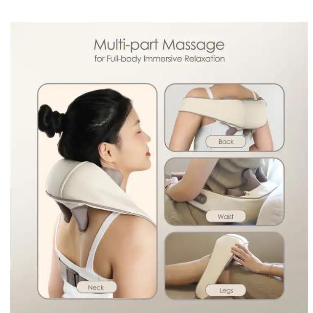 ASTIKAYA ASTIKAYA Neck and Shoulder Massager with Heat, Neck Massager, Shiatsu Neck and Back Massager with Heat Electric Shoulder Massagers, Deep 6D Kneading Massager Machine