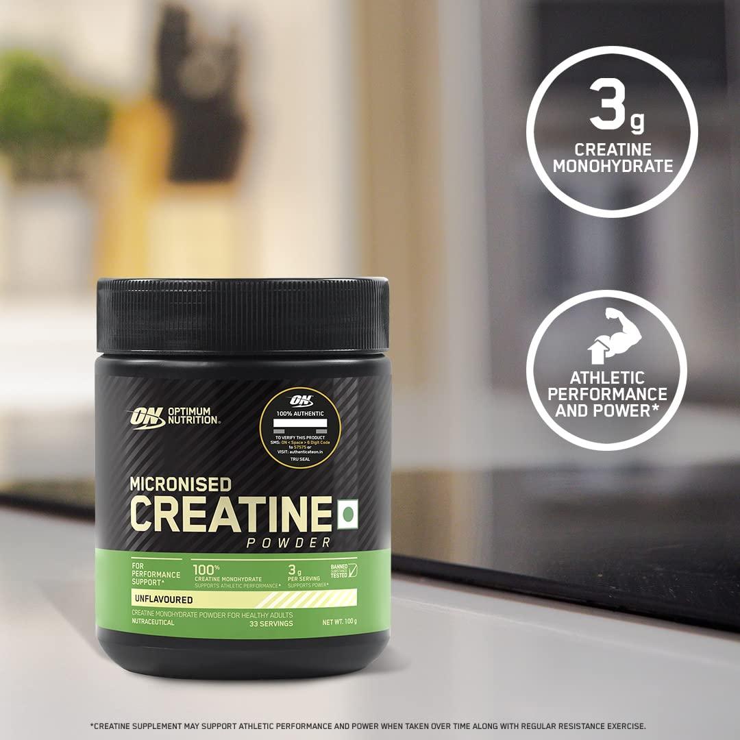 OPTIMUM NUTRITION OPTIMUM NUTRITION (ON) Serious Mass Gainer powder (Veg) - Pack of 1 kg (Chocolate) & Optimum Nutrition (ON) Micronized Creatine Powder - 100 Gram, 33 Serves, Unflavored. COMBO