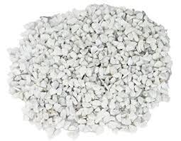 Generic 20kg White Marble Chips for G, Decoration Pebbles Stone