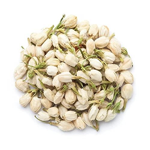 A D FOOD & HERBS A D Food & Herbs Dried Jasmine Flower / Chameli ke phool Aromatic Petals Aromatic Edible for Homemade Lattes, Tea Blends, Bath Salts, Gifts, Crafts 500 GMS