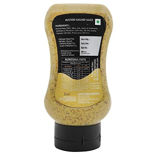 Gusto Foods Gusto Foods Mustard Kasundi Sauce 300g | Authentic Pungent Mustard Sauce | Traditional Bengali Mustard Sauce