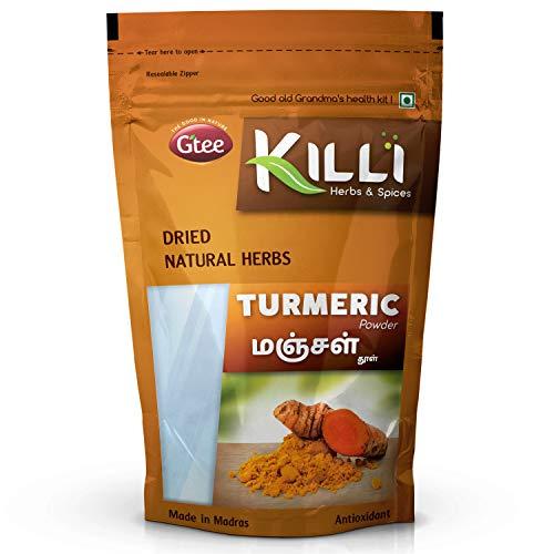 KILLI KILLI Turmeric | Manjal | Haldi | Pasupu | Curcuma longa | Arishina Powder, 100g (Pack of 2)