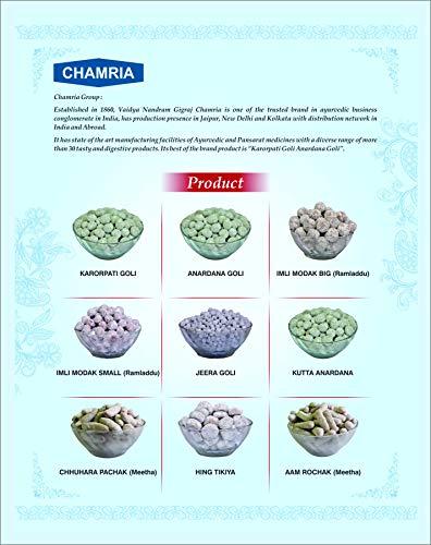 Chamria 2 each of Chamria Karorpati Goli, Aam Rochak Meetha & Hing Tikiya Digestive Combo - 1.200kg (Pack of 6)