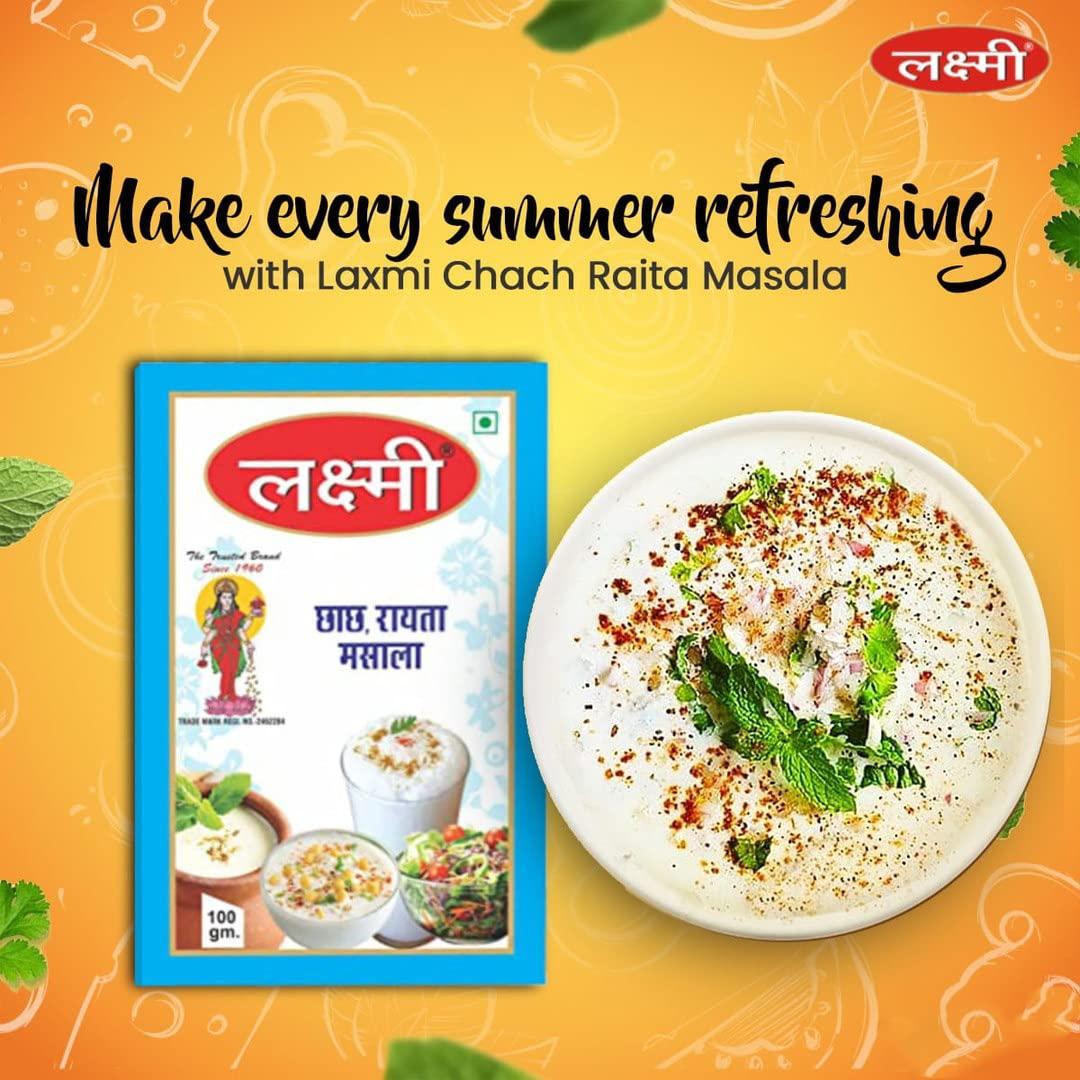 Laxmi LAXMI Mera Wala Chaas (Buttermilk) Masala, (100g)/ Gujarati Chas/Chhach Masala Powder/Fresh & Natural/No Artificial Colour & Flavour Added