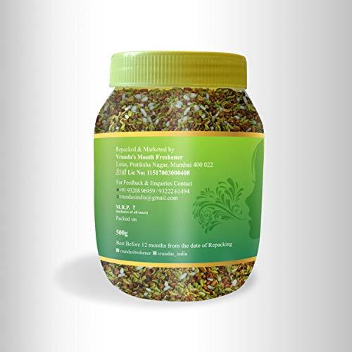 Vrunda's Vrunda's Chocolate Mouth Freshener 1 Kg [Indian Mouthfreshner,Natural Badishep ,Healthy Fennel Seeds,Roasted Saunf,Digestive Aniseed ,Mix variyali, After Meal Mukhwas]