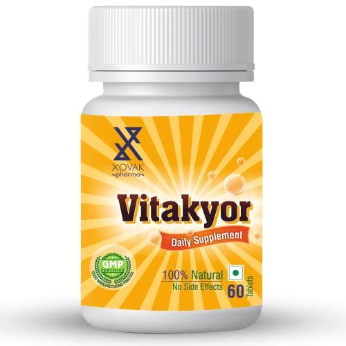 XOVAK PHARMA Xovak Pharma | Ayurveda Vitakyor Tablet For Metabolism, Helps in Fatigue, Nourishes Body, Relieves Stress and Anxiety, Provides Daily Energy (Pack of 2)
