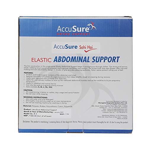 BSV BSV Bamboo Elastic Abdominal Support for Men & Women Recovery Belly Fat, Shapewear Slimming Belt | Abdominal Belt | Abdominal Support | West Support (X-Xtra Large)