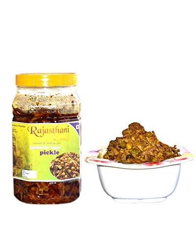 Rajasthani Swaad Rajasthani Swaad Ker Sangri Pickle Homemade Kair Sangri Ka Achar | Pack of 2 Jar [ 1600 Gram Each ]