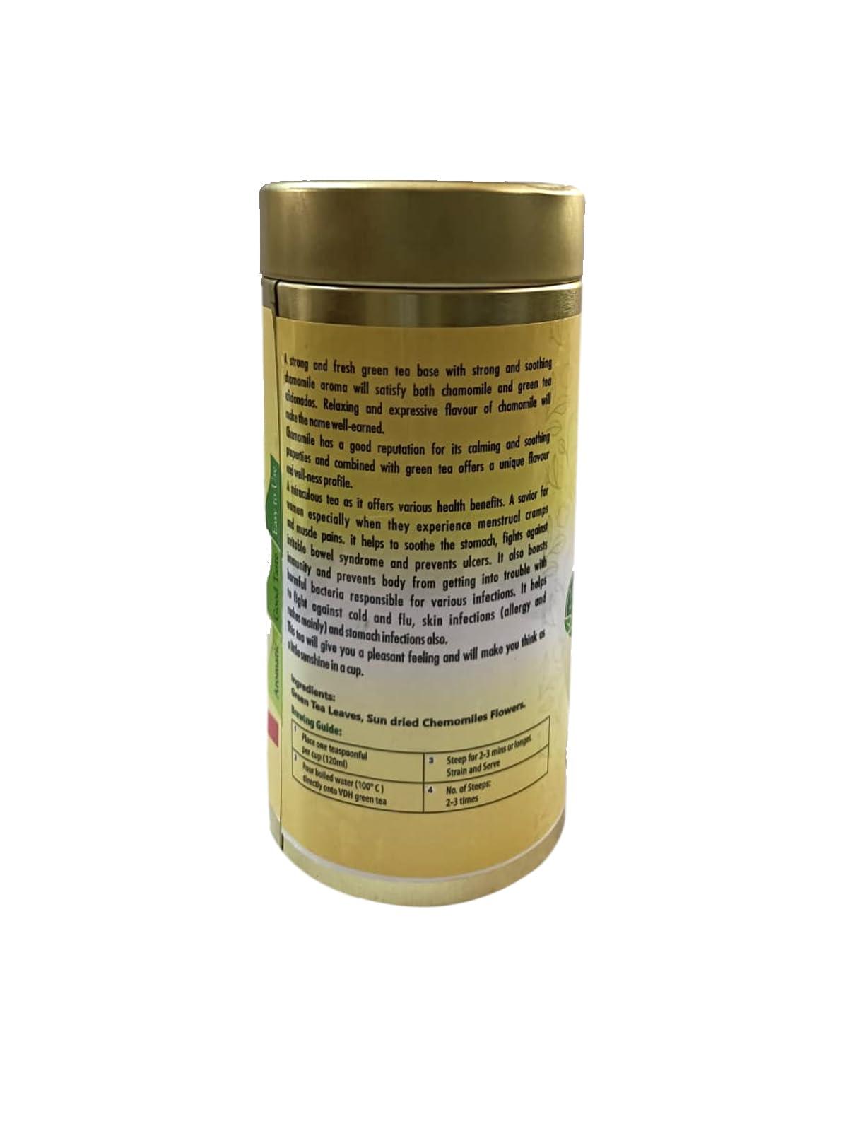 Pitambara's VDH VDH Chamomile Green Tea, 70g