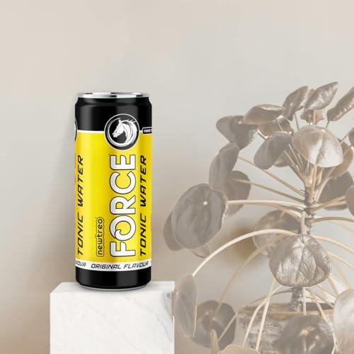 Newtreo Newtreo Tonic Water | Strong Quinine | Indian Tonic | Original Flavour | Pack of 6 x 250ml cans | 100% Recyclable cans