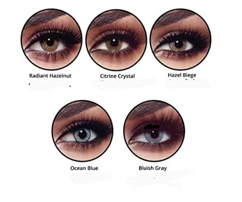 Bella Contact Lenses Bella Collection Zero Power Colour Contact Len\'s (Citrine Crystal)