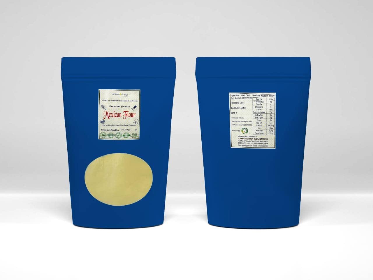 Mexican Flour Mexican Flour - 2kg Only authentic masa harina, Fine Instant Yellow Corn Masa Flour | Tortilla Grade/Fine Grade (Makka Atta)