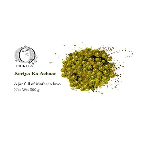OPICKLES Opickles Keriya ka Achaar Homemade & Handmade Traditional Taste Flavourful & Delicious Tenti Dela Rajasthani Pickle No added Preservatives & Chemical Free 500 Gram Pack