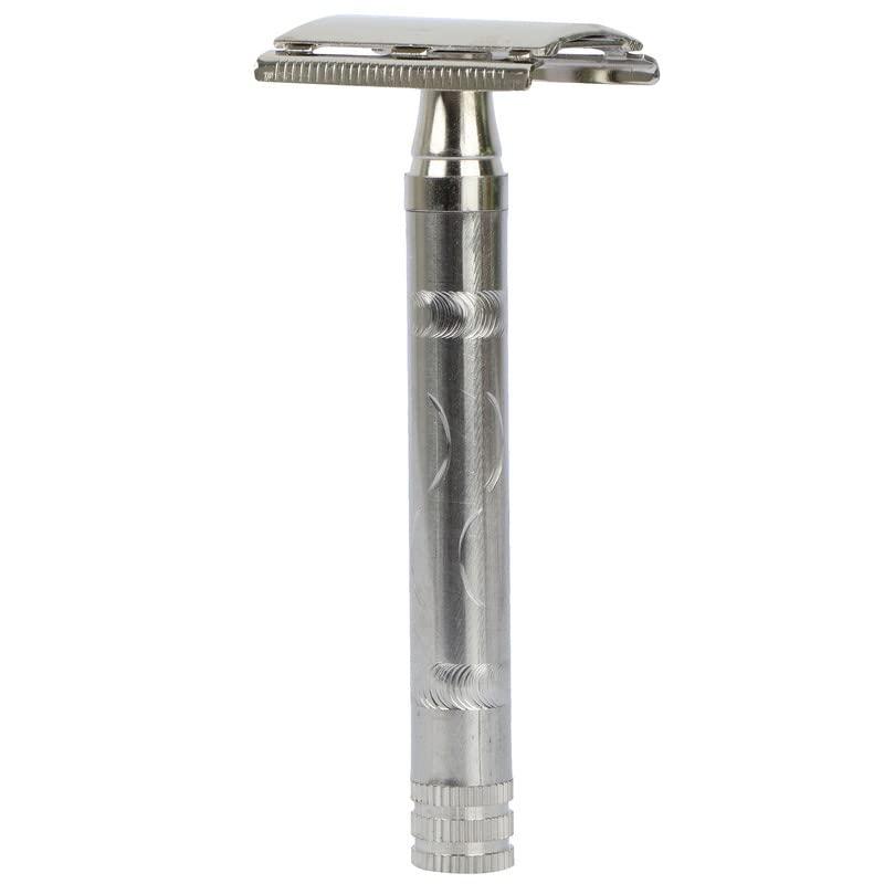 Ashoka Ashoka Men Stainless Steel Double Edge Safety Razor, Shaving Razor for Men and Women, Safety Razor for men and Women (Pack of 3) (Model - AA333)