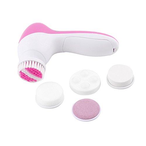 Cloudmall Cloudmall 5 in 1 Electric Pore Cleanser Body Cleaning Massage Wash Face Cleansing Machine Facial Mini Ski...