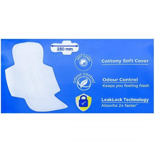 Stayfree Stayfree Secure Cottony Soft Cover with Wings Sanitary Pads - Regular 18 Count (Pack Of 1)