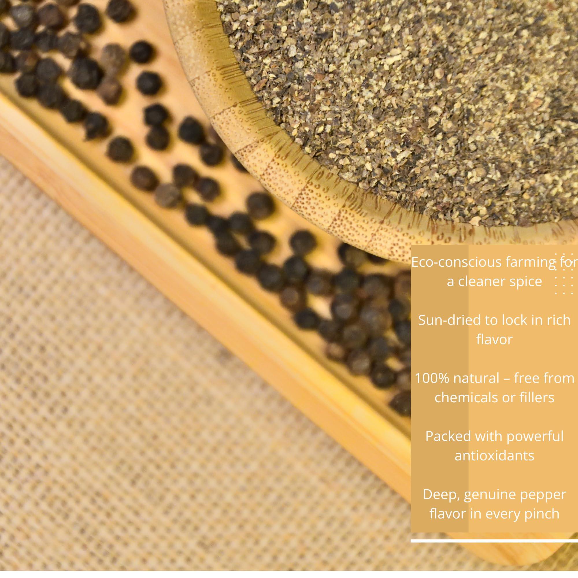 BOTLEAF BOTLEAF Black Pepper Powder 200 GM Idukki variety Derived from matured berries of Malabar Peppercorns from our own farm Thellissery Kali Mirch Golki Gota Golmorich Kalimiri Miriyalu 200 gm