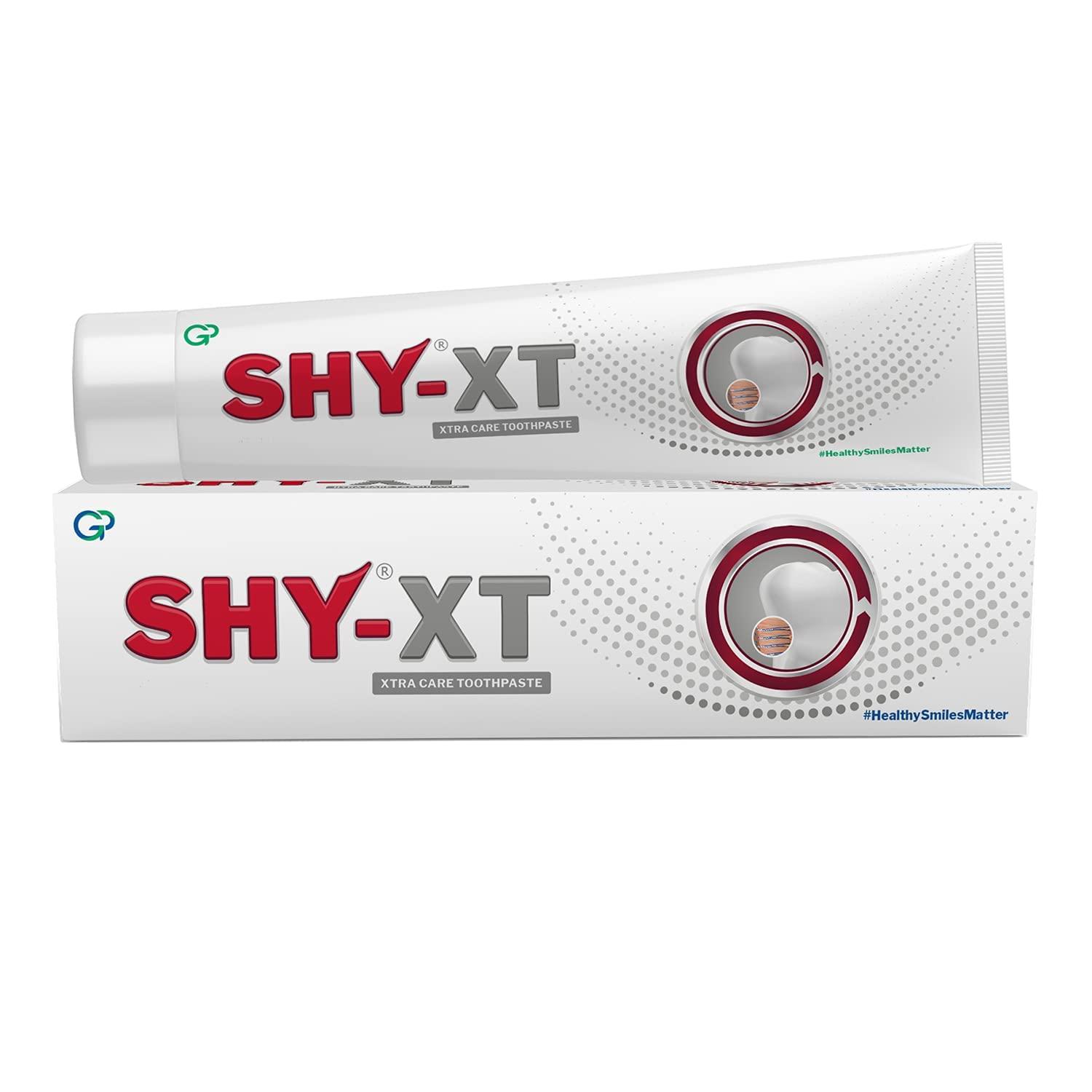 SHY-XT SHY-XT - Xtra Care Toothpaste With Xylitol | Advanced Nano Technology Toothpaste With Unique Benefits | Vegan Friendly (Pack Of 3) 70G Each, Enamel Protection
