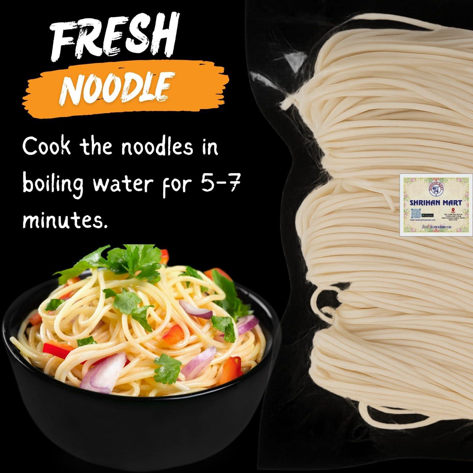 SHRIHAN MART SHRIHAN MART Kolkata Special Super Thin Chowmein | Noodles | Thin Chow Noodles Exclusive Chowmein Packet (500 G)