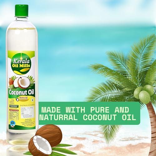 Kerala Oil Mills Kerala Oil Mills Coconut Oil [Cooking & Hair Oil] 100% Natural 1000 ml