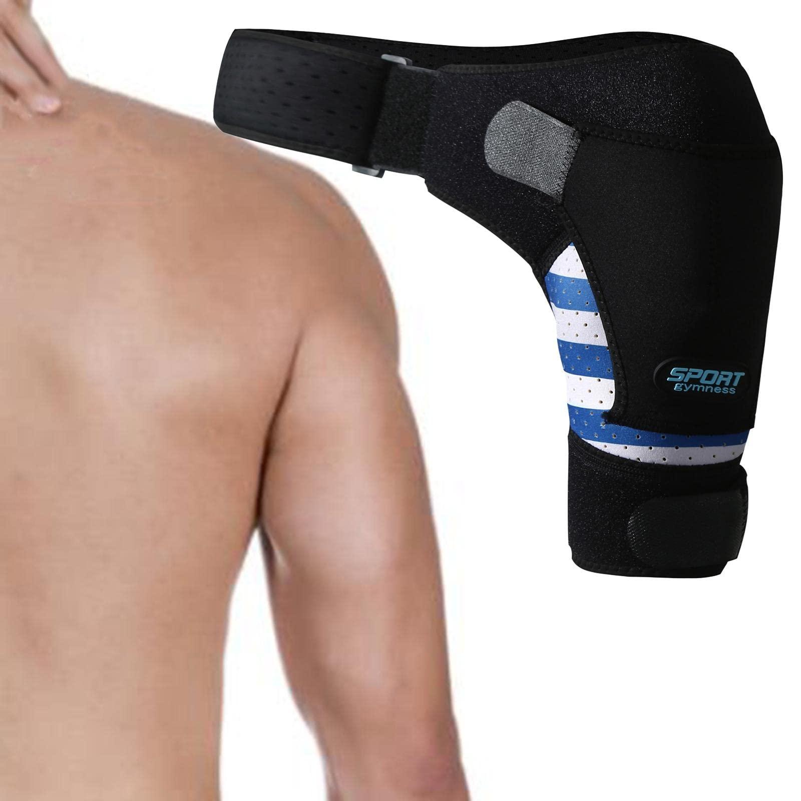 Bnf BNF Shoulder Brace Adjustable Compression Sleeves for Workout Gym Sports Blue |Health & Beauty | Medical, Mobility & Disability | Orthopedics & Supports | Orthotics, Braces & Sleeves