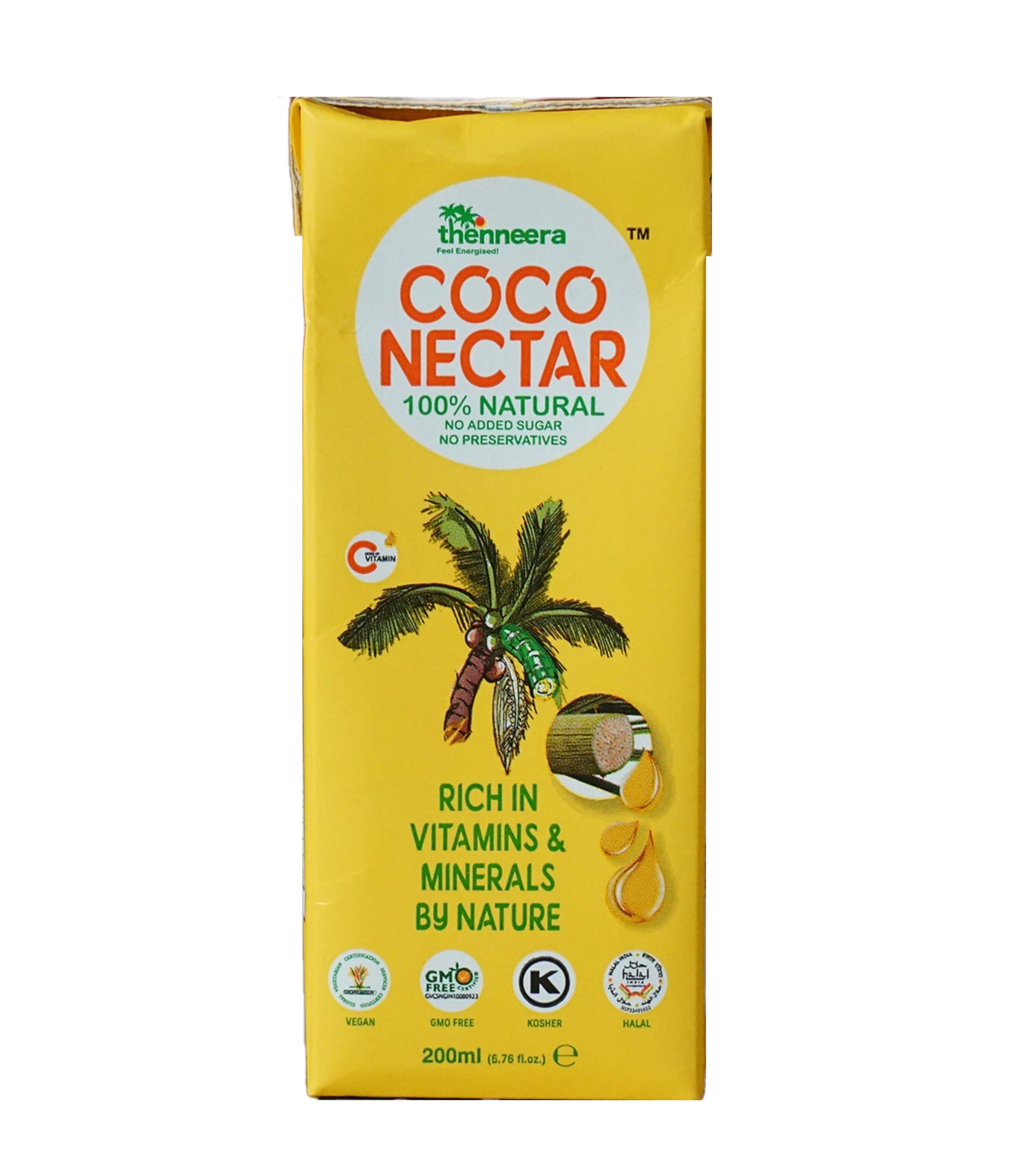 thenneera thenneera (Coco Nectar / Neera) A Divine Nature Drink, 200ml (Green, Pack of 8)