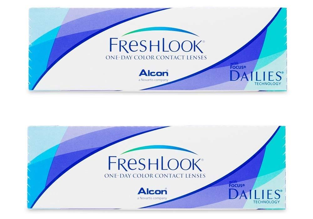 ALCON ALCON Freshlook One-Day Color Powerless, 10 Lens Each (Pure Hazel and Green)