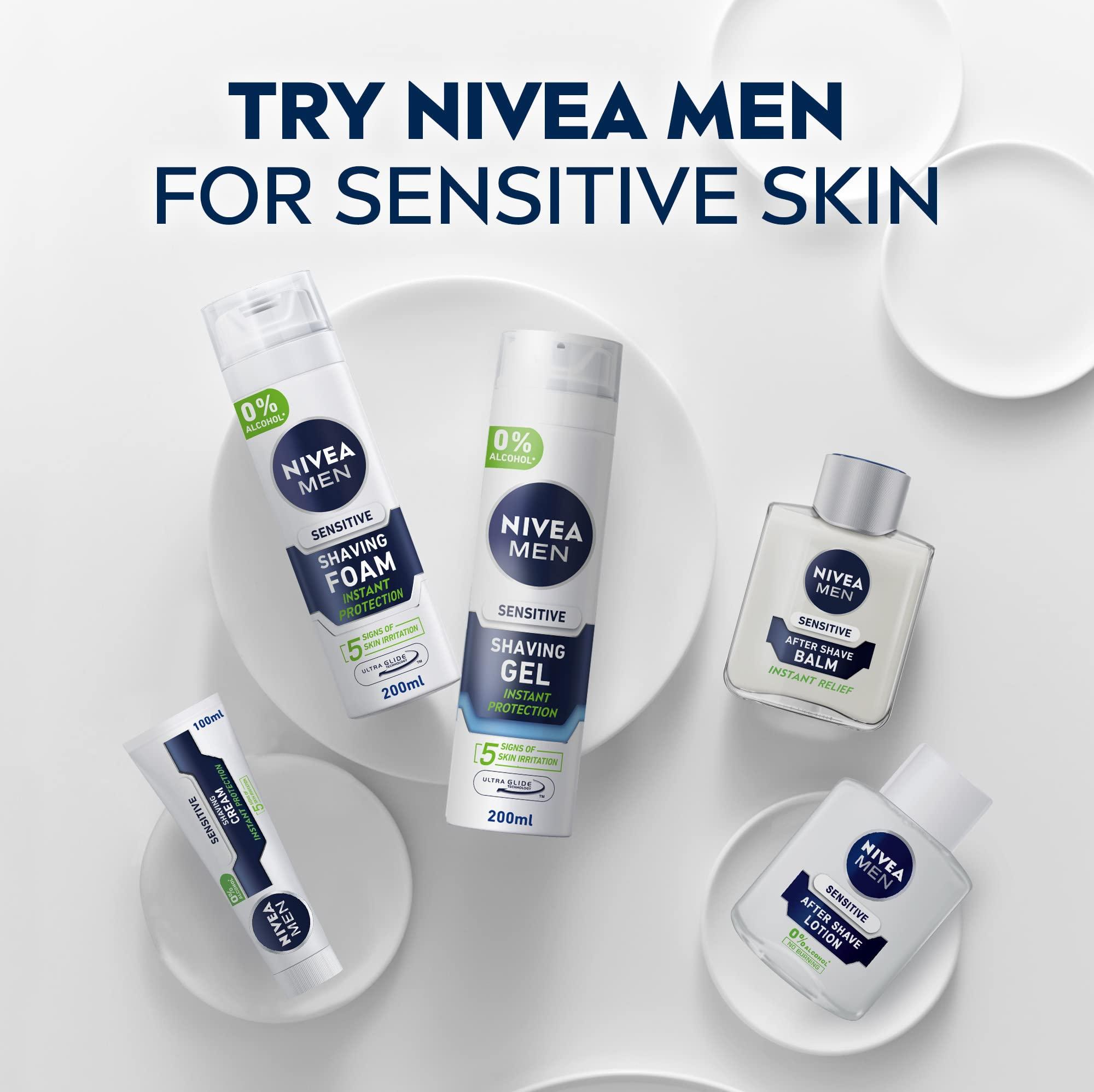 Nivea Nivea Men Sensitive Shaving Cream Instant Protection 100ml
