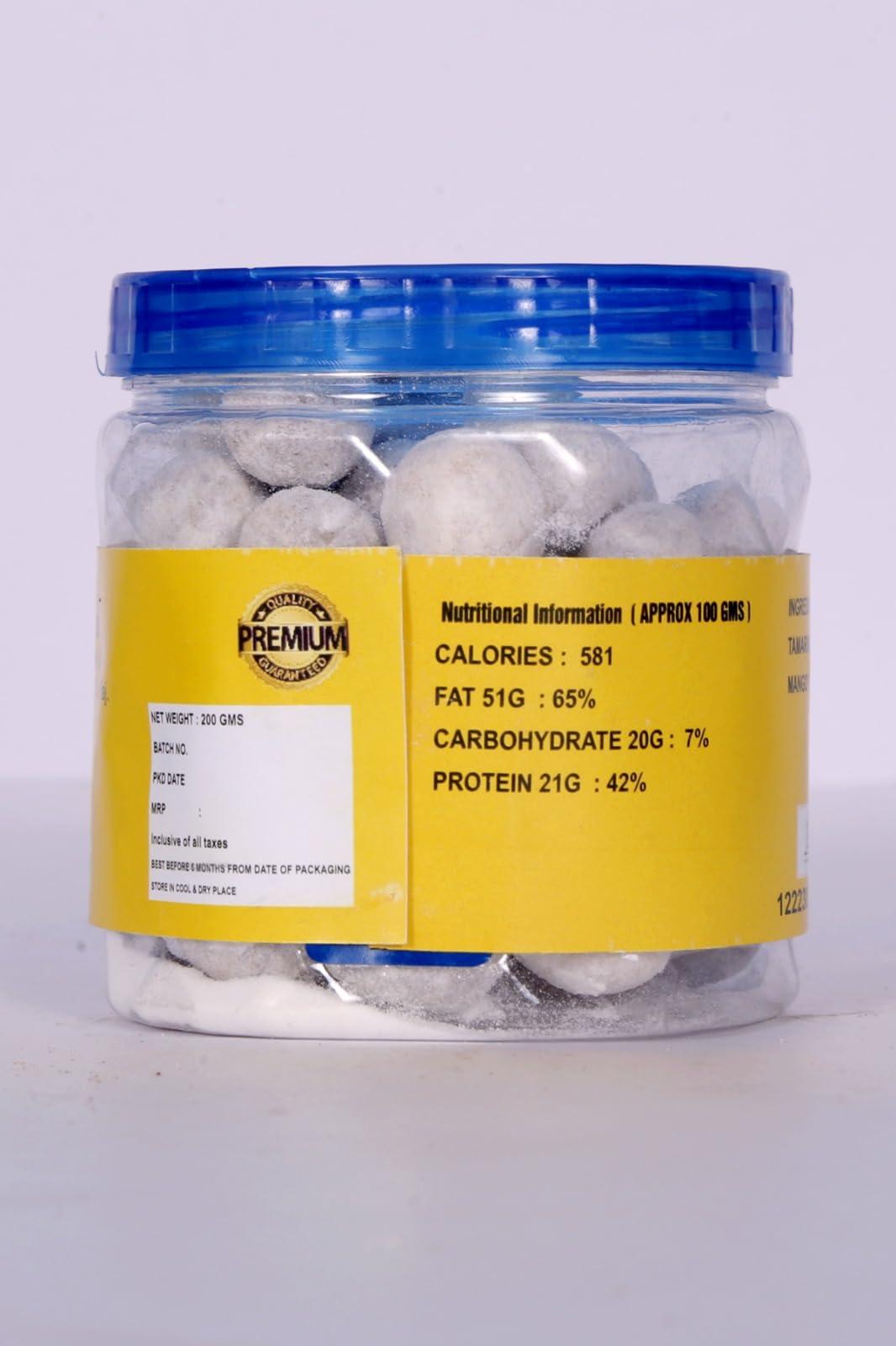 PRISHA PRISH-Yummy Digestive Imli Laddu | Big Natural Tamarind Candy Balls Soft and Chewy Digestive Packet (200 gm)