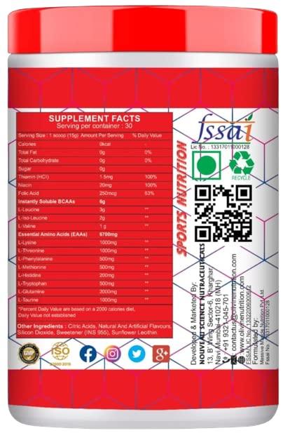 Generic Olivine Nutrition Protein Top-Up 330g | Mass Powder Ultimate Muscle Building Formula for Muscle Support