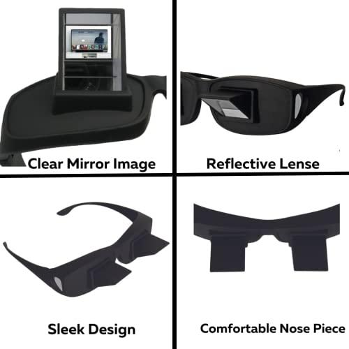 Evelots Evelots Evelots Prism Bed Specs Laying In TV Book Reading Glasses Eyeglasses Spectacles