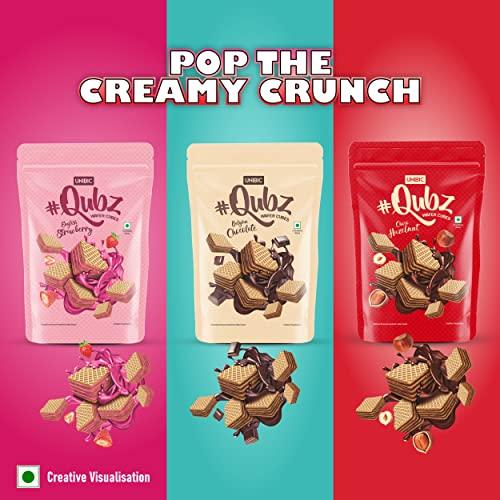 Unibic Unibic Assorted Pack Crispy Wafer Cubes 450g Pack of 3, Waffer cookie with Creme-Filling Delicious and Healthy Snacks