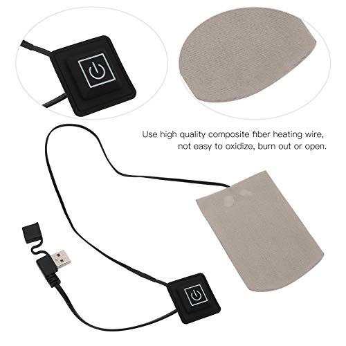 Xinrub Socks Heating Pad, Composite Fiber Socks Heating Cloth Electric Socks Heating Film 1 Pair for Outdoor Sports