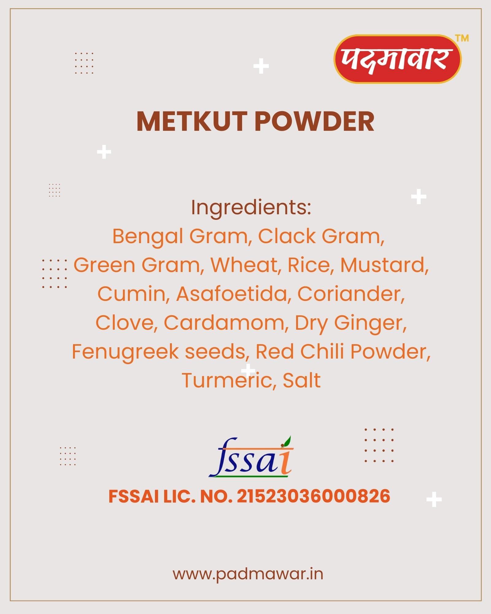 Padmawar Padmawar Metkut Powder - Traditional Maharastrian Metkut Powder | Delicious & Ready-to-Eat | Methkut | | No Preservatives or Additives (200 Gms)