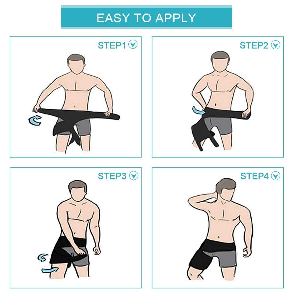 WITSOUL WITSOUL Hip Thigh Support Groin Support Brace Compression Thigh Strap Wrap for Recovery Sports Pain Relief (Universal)