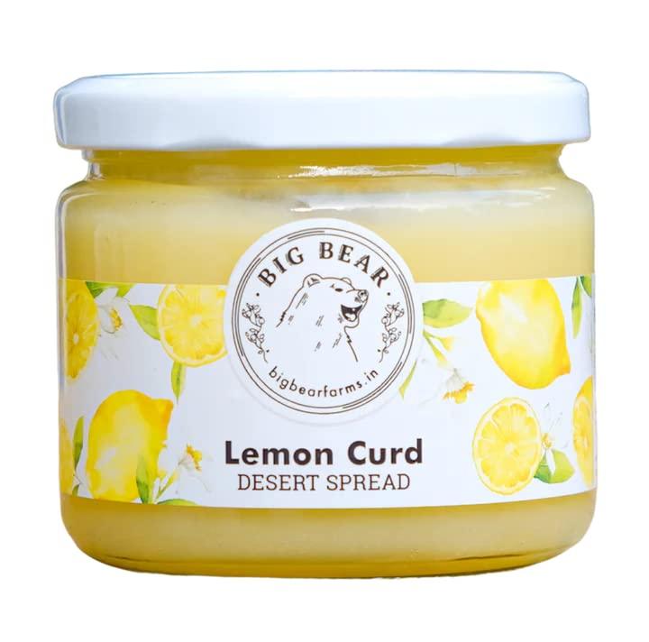 Big Bear Farms Big Bear Farms Combo of Lemon Curd Dessert Spread &7 Salted Caramel, 100% Natural, No Artificial preservatives, Homemade in Himachal, Combo Pack
