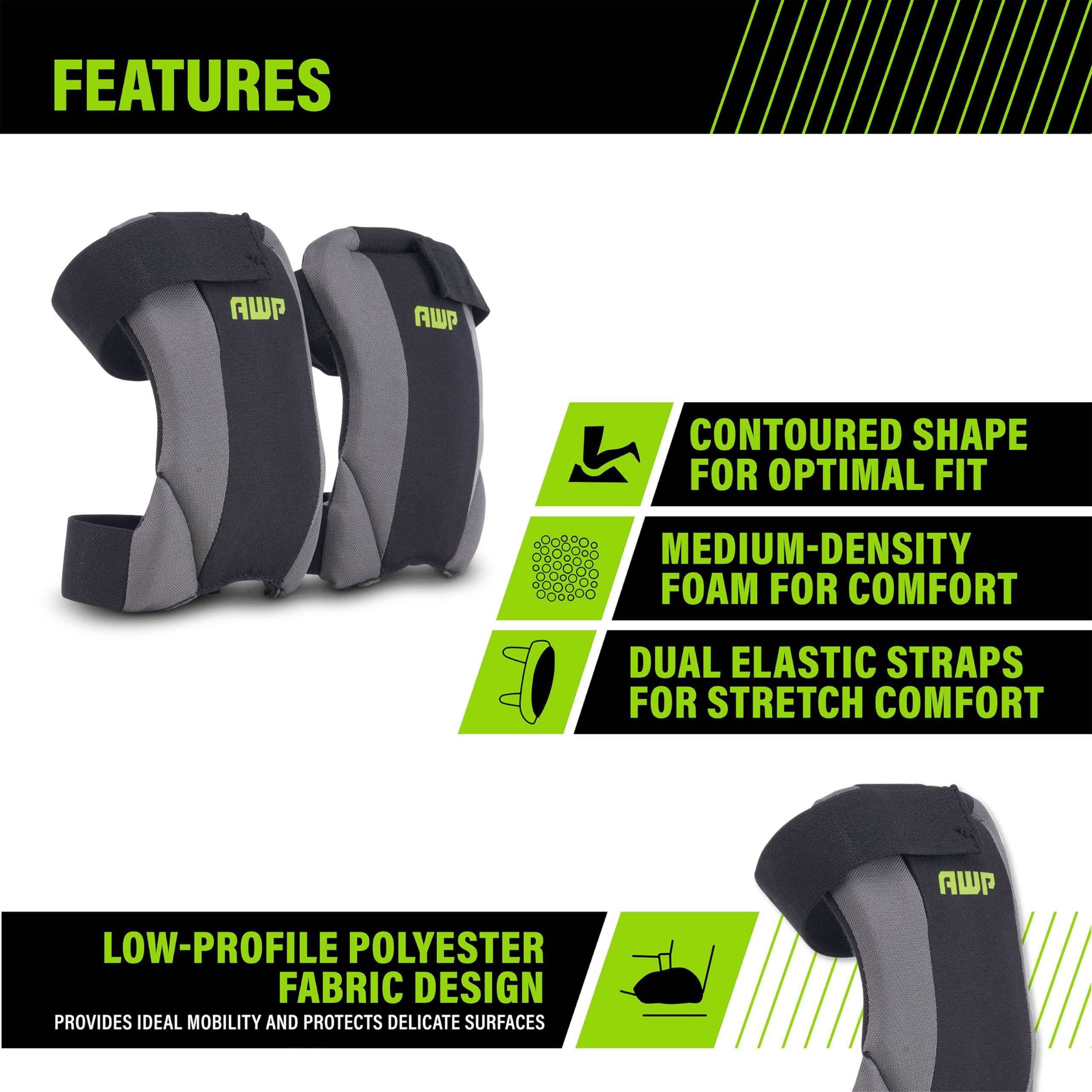 AWP AWP Non-Marring Polyester-Cap Knee Pads