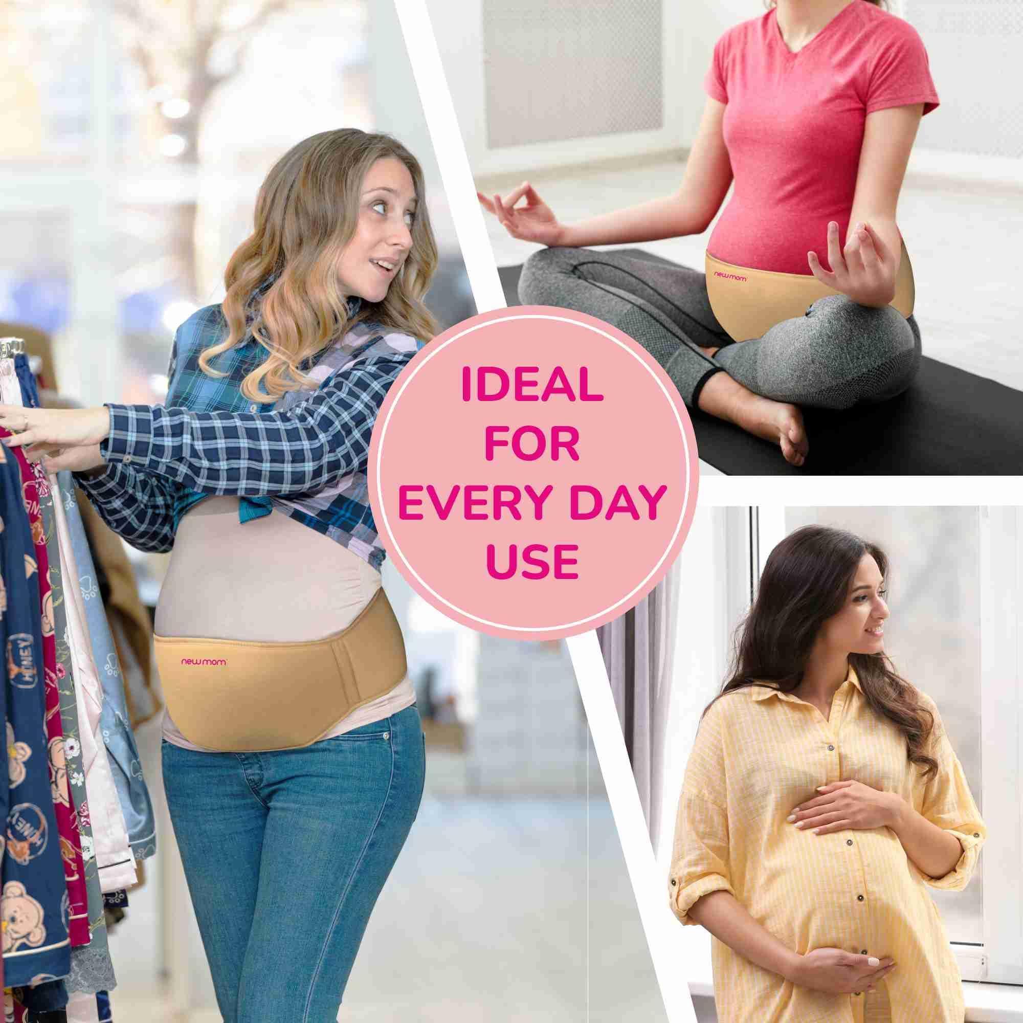 NewMom NewMom Maternity Binder | Pregnancy Support Belt | Gently Lift Weight Off Your Lower Back | Belly Band for Pregnancy