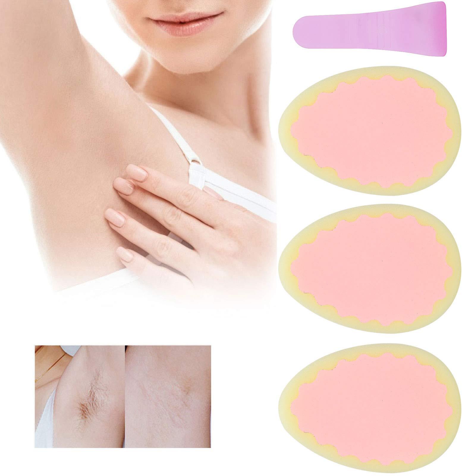Tand Sponge Depilation Pads, Soft Sponge Hair Removal Pad, Chin Arms for Lips Cheeks